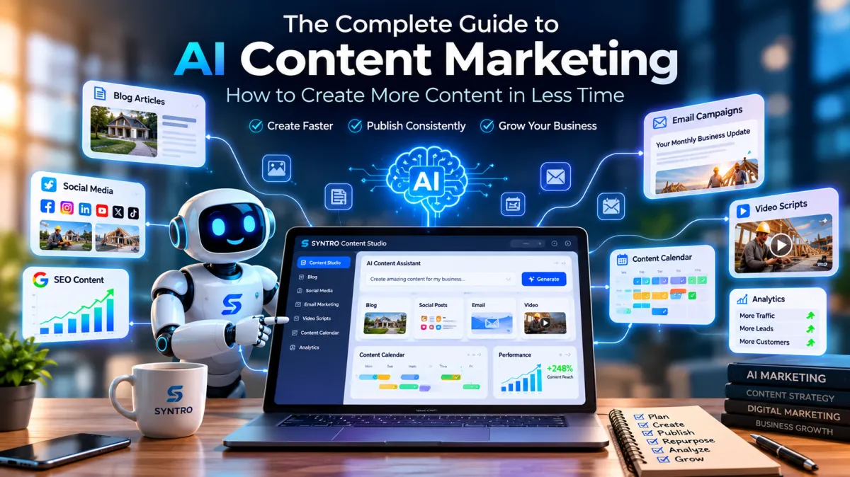 The Complete Guide to AI Content Marketing: How to Create More Content in Less Time