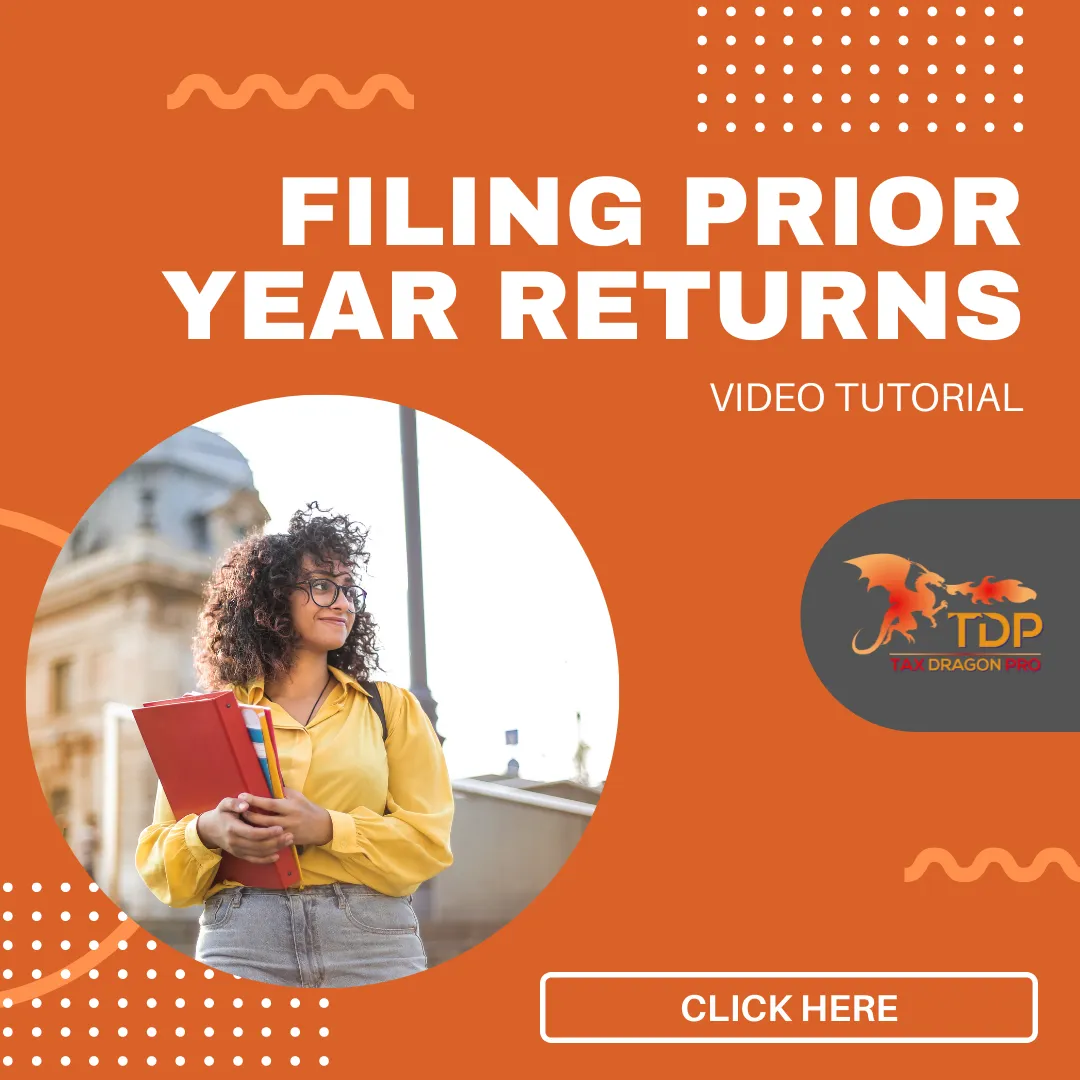 Tax dragon pros video tutorial resource