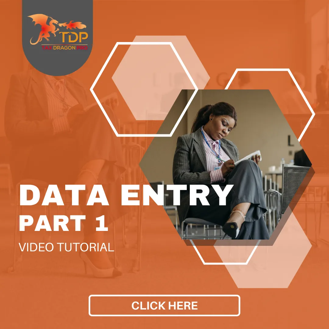 Tax dragon pros video tutorial resource