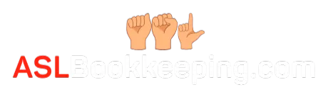 Booqkeeping black logo — official logo in footer of bookkeeping, payroll, and tax services website