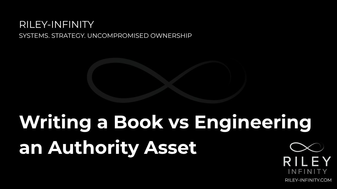 Writing a Book vs Engineering an Authority Asset
