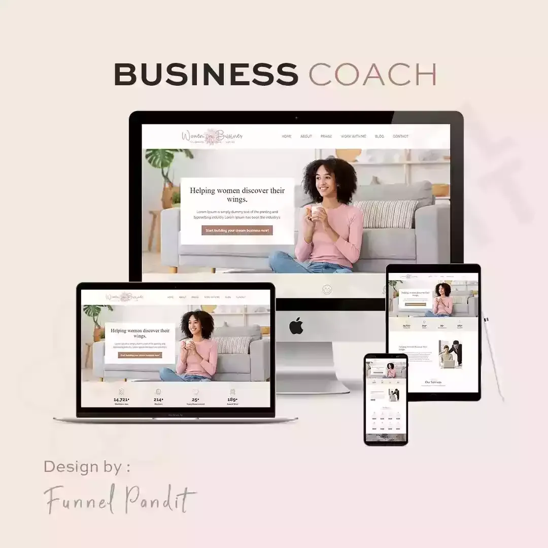 BUSINESS COACH GHL Website Templates