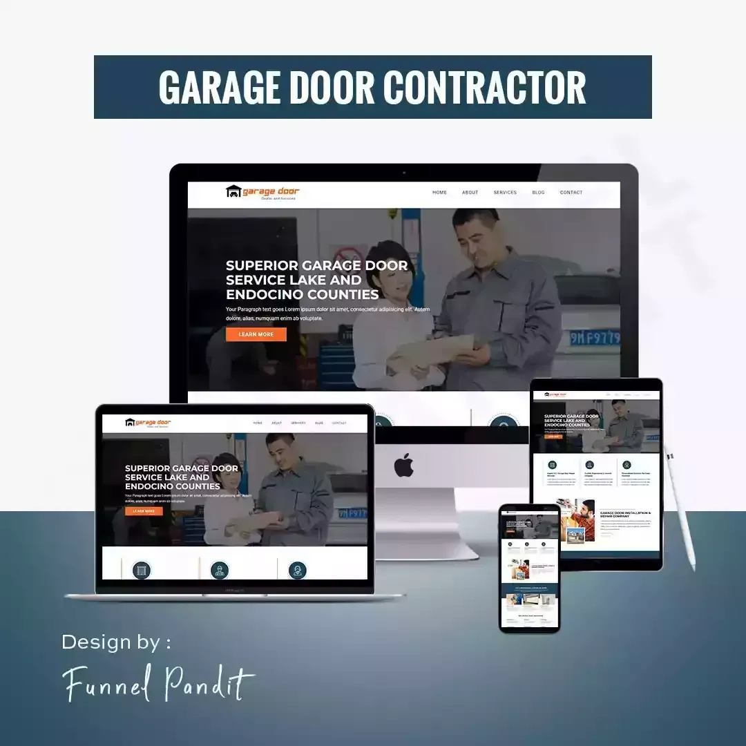 GARAGE DOOR GHL Website Template