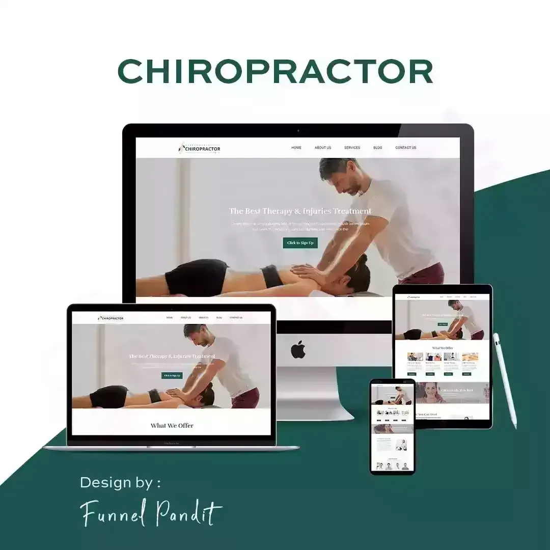 CHIROPRACTOR GHL Website Tempaltes