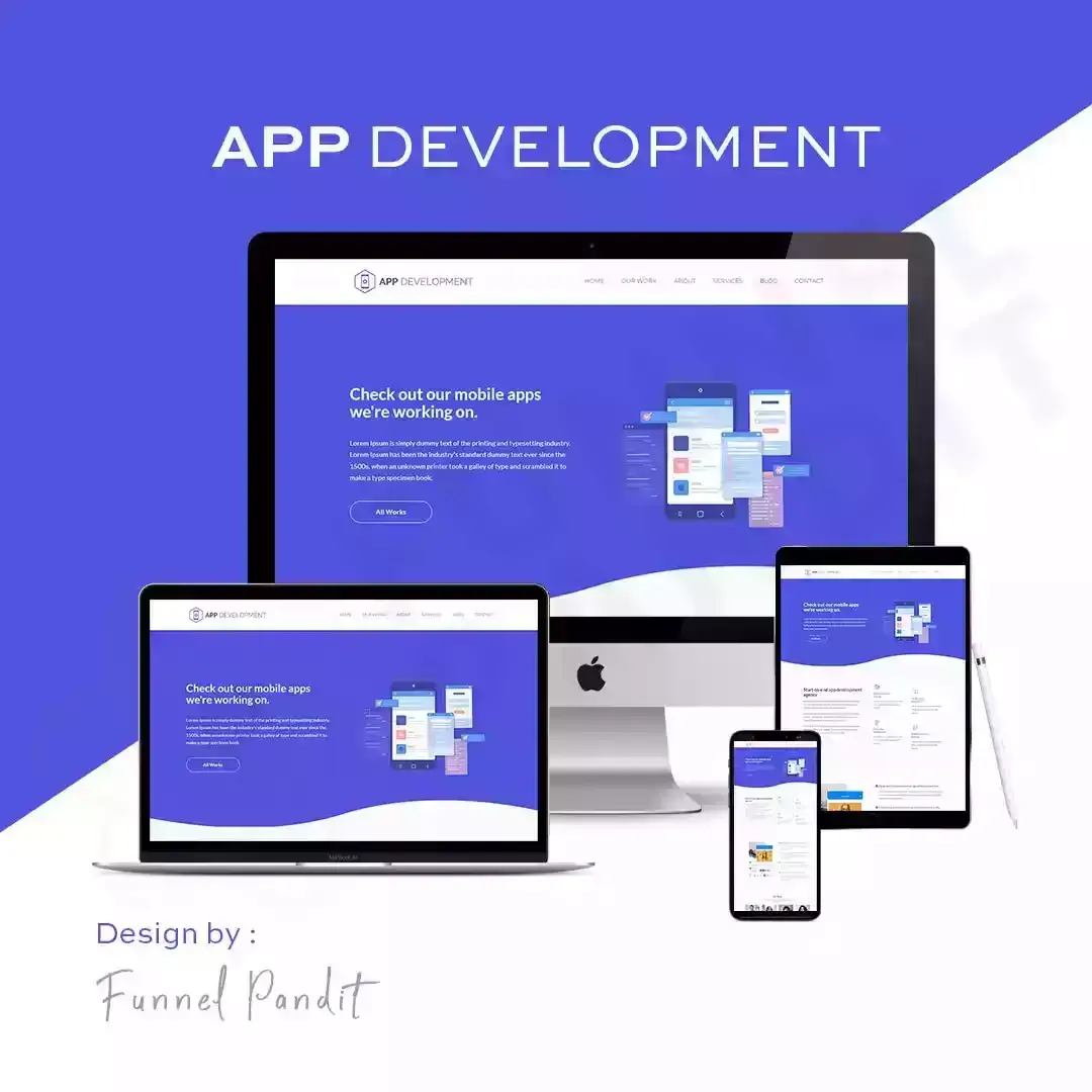 APP DEVELOPMENT GHL Website Tempates