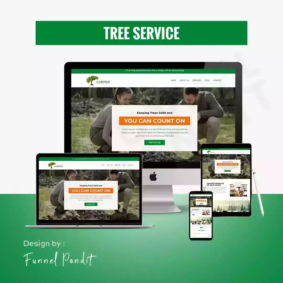 TREE SERVICES GHL Website Template