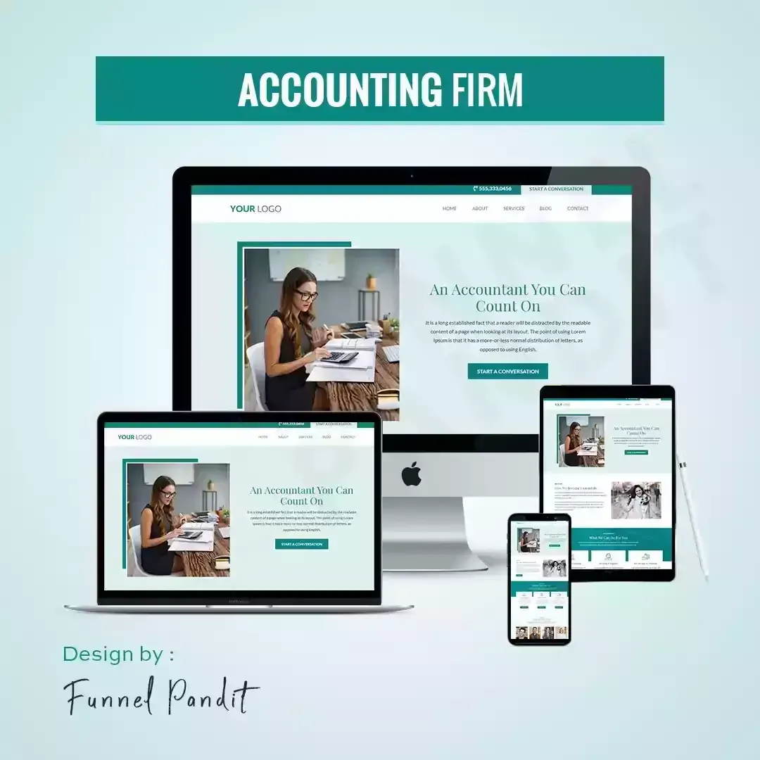 ACCOUNTING FIRM GHL Website Template