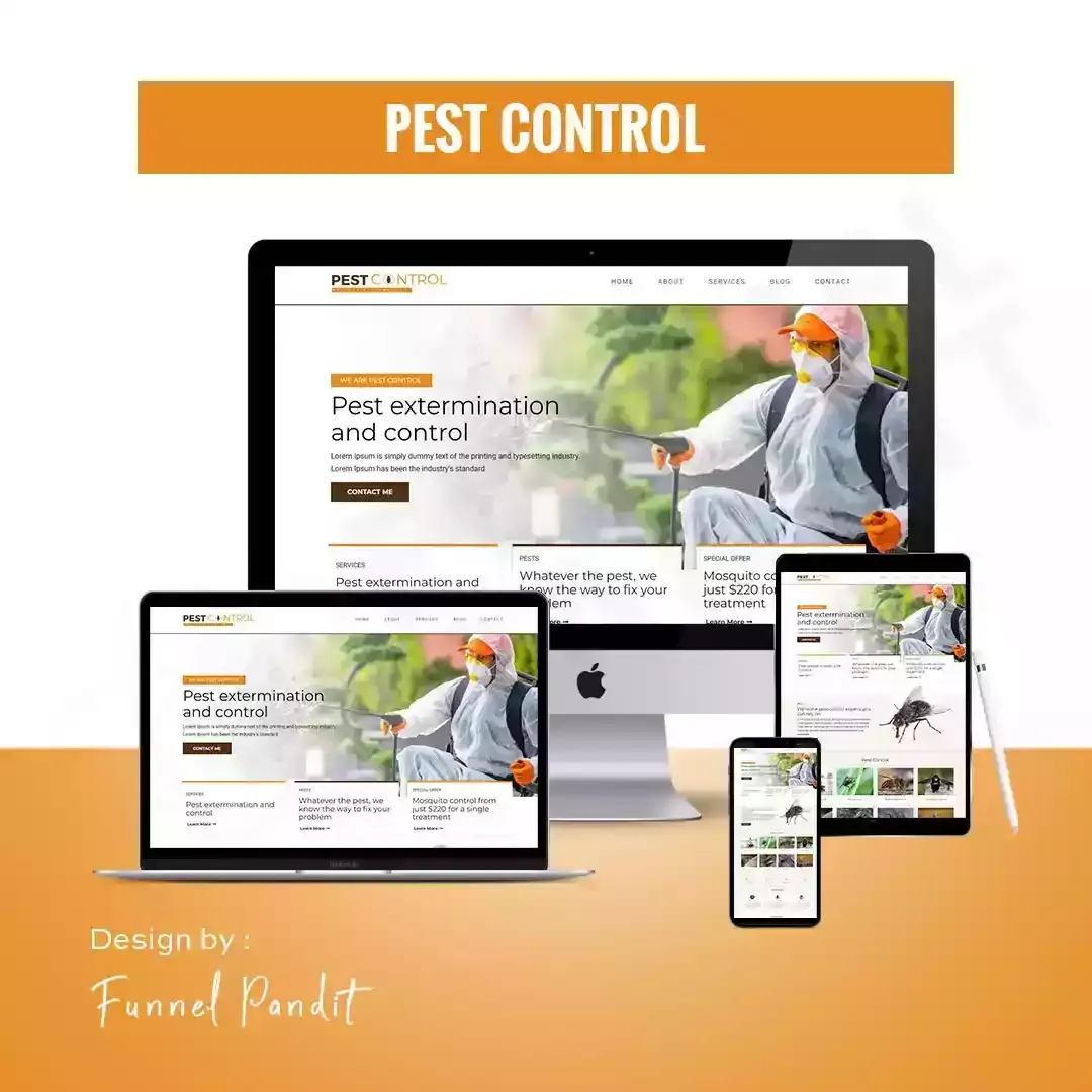 PEST CONTROL GHL Website Template