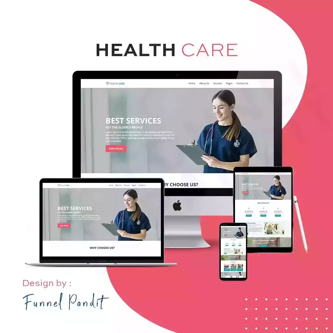 HEALTH CARE GHL Website Template