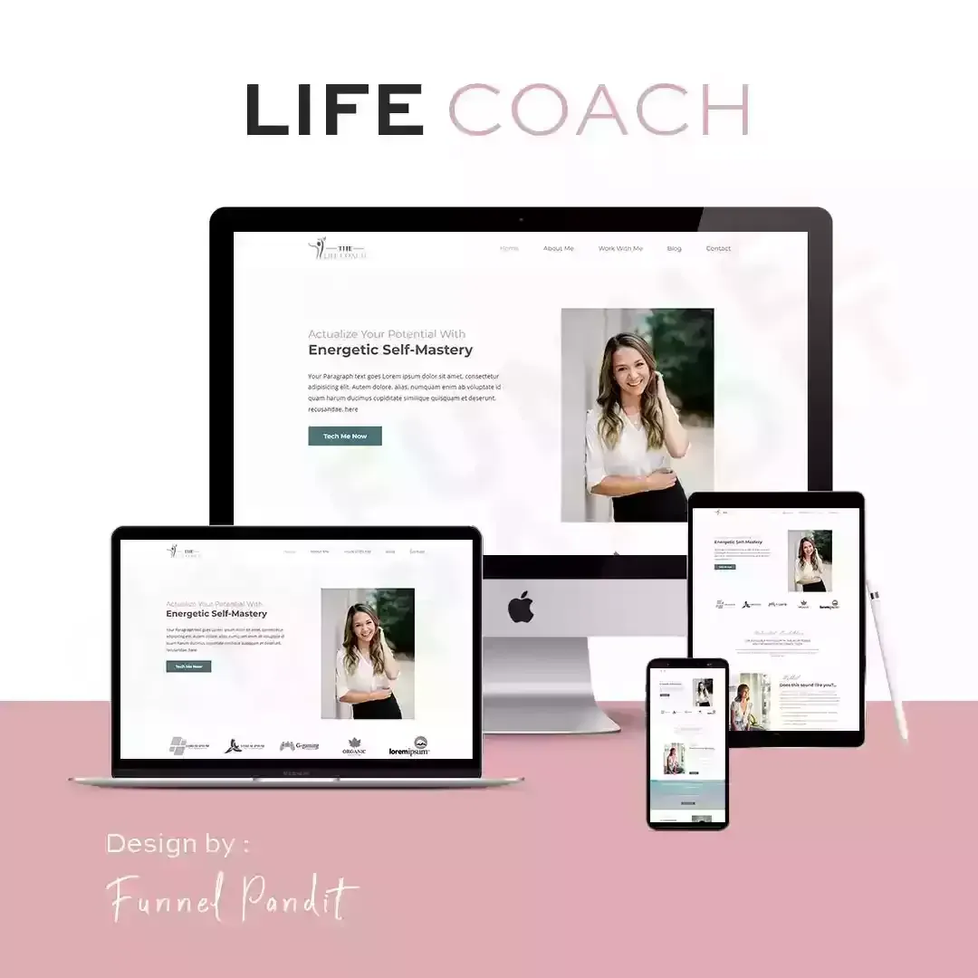 LIFE COACH GHL Website Templates