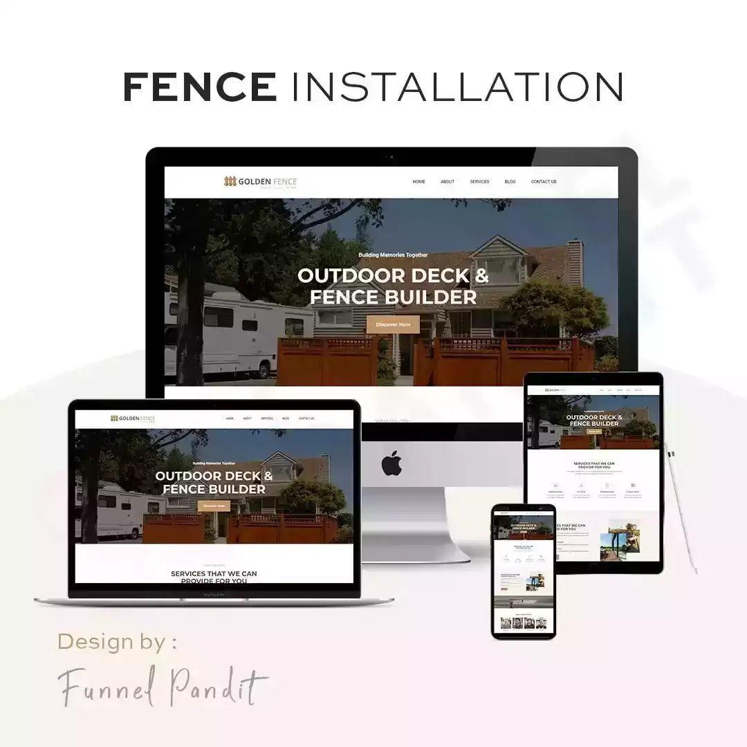 FENCE INSTALLATION GHL Website Template