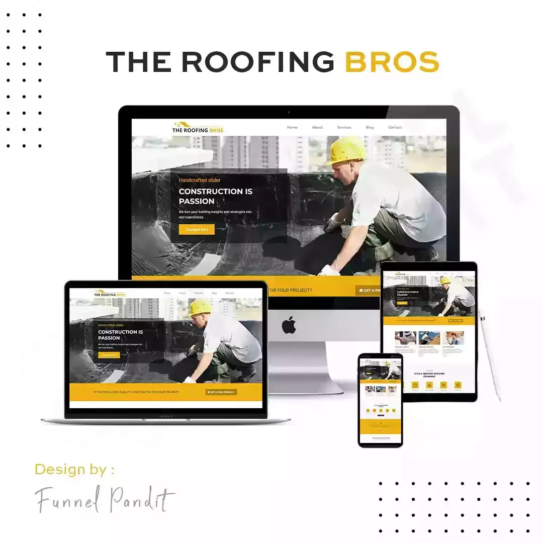 THE ROOFING BROS GHL Website Template