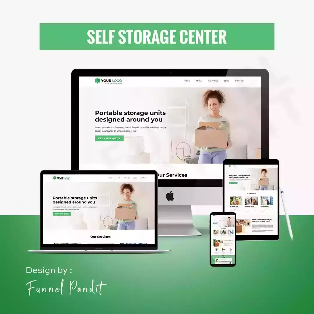 SELF STORAGE GHL Website Template