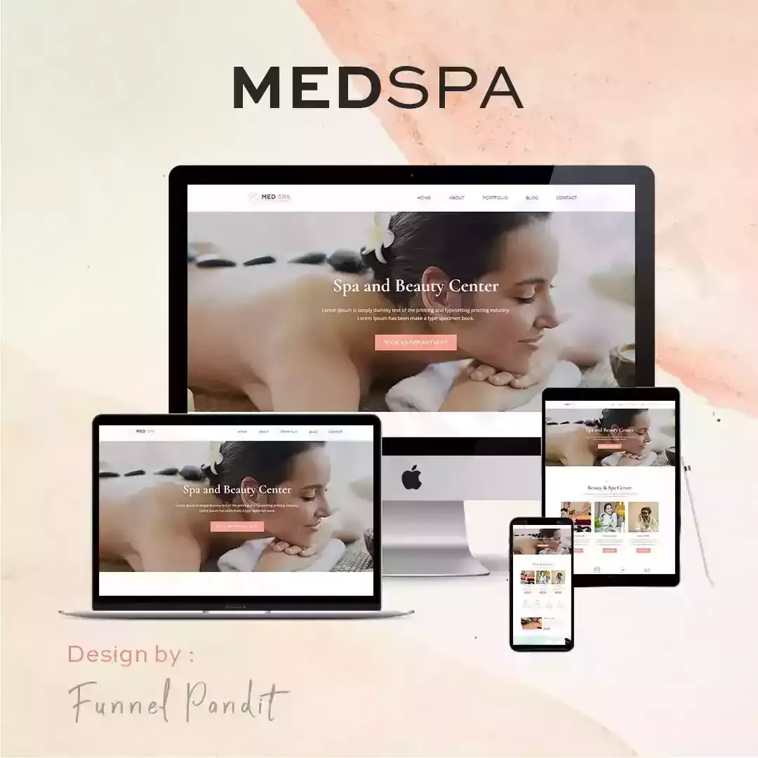 MED SPA GHL Website Template