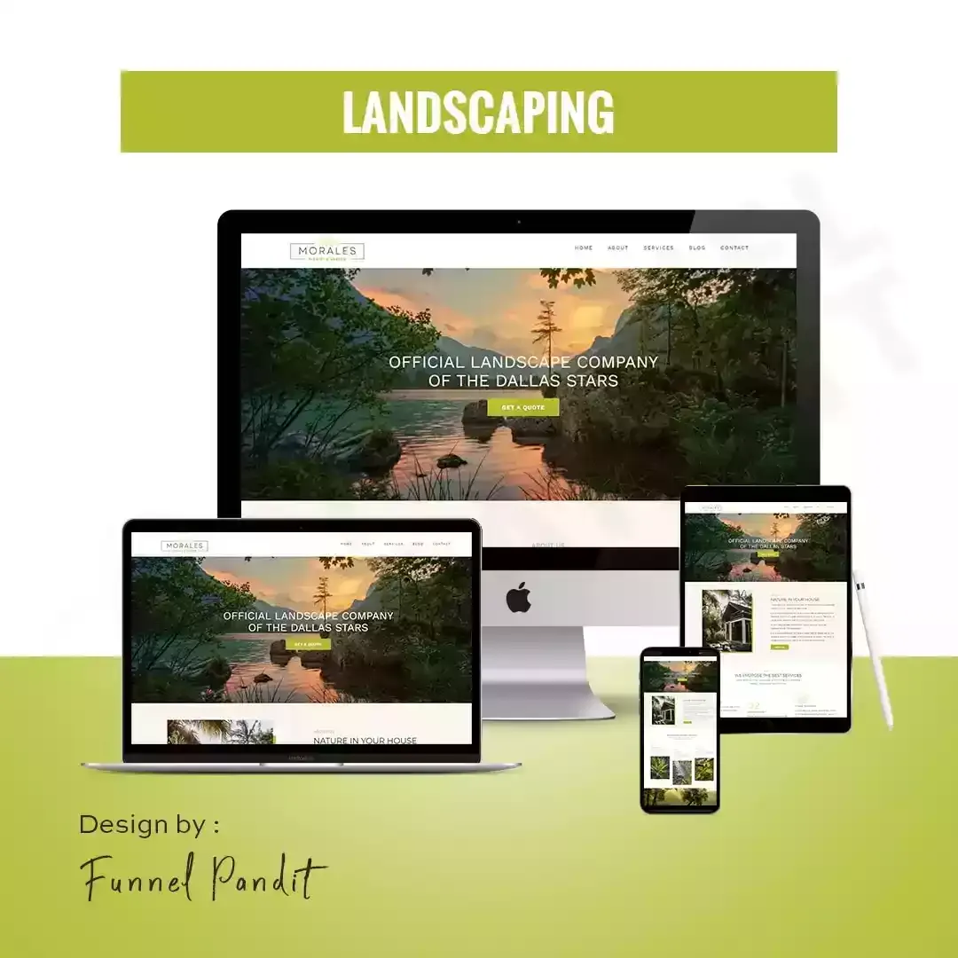 LANDSCAPING GHL Website Template