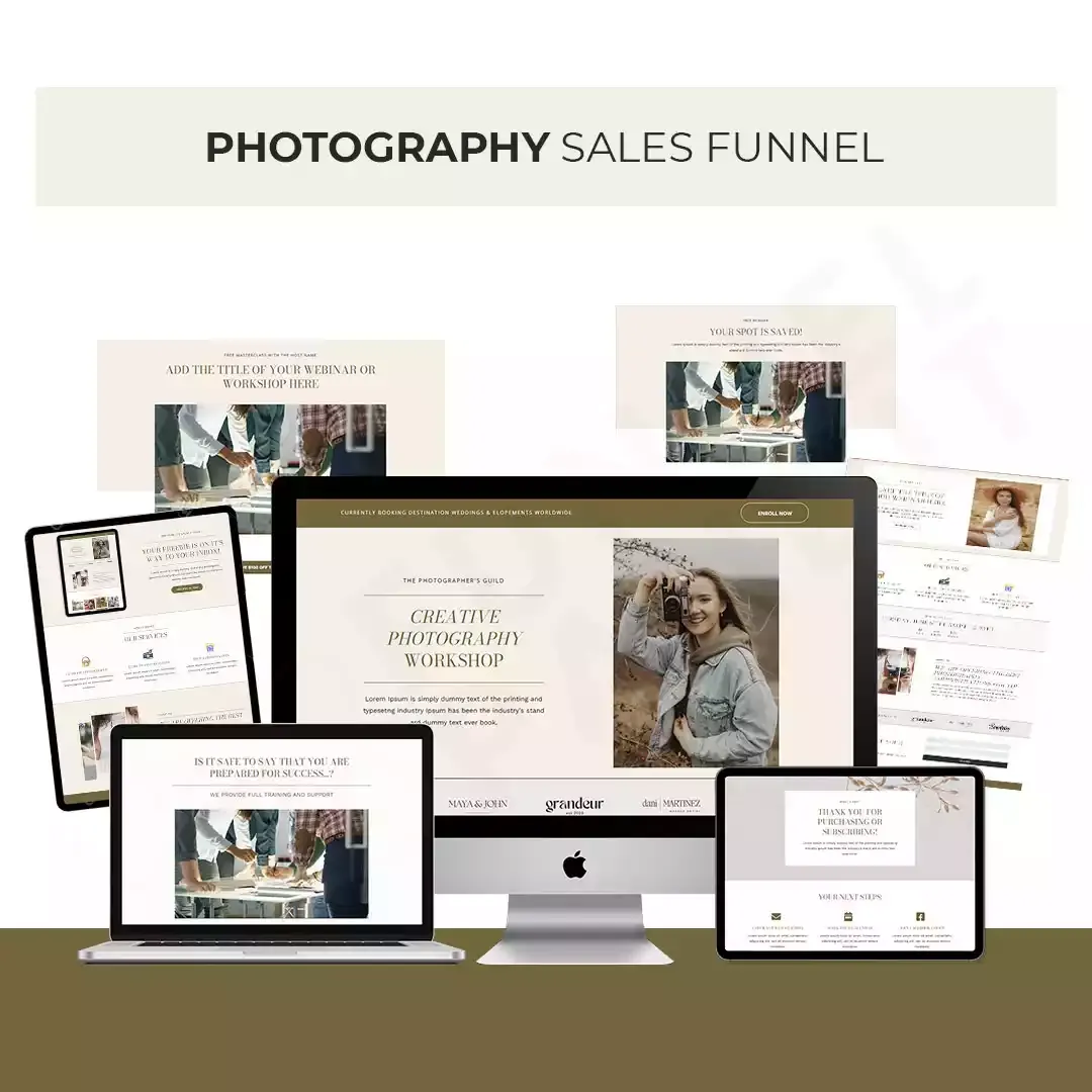 PHOTOGRAPHY GHL Funnel template