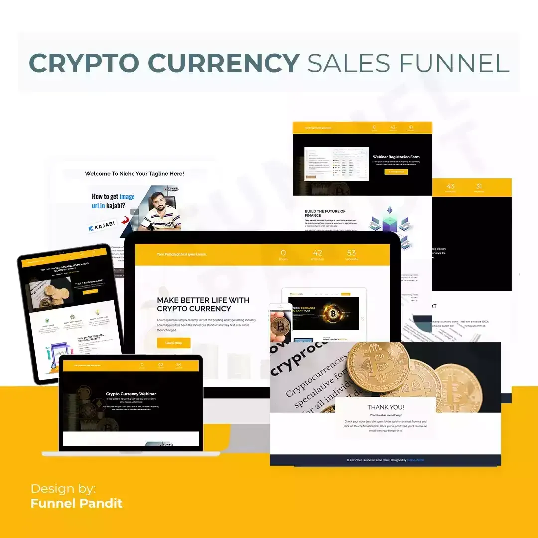 CRYPTO CURRENCY GHL Funnel Templates