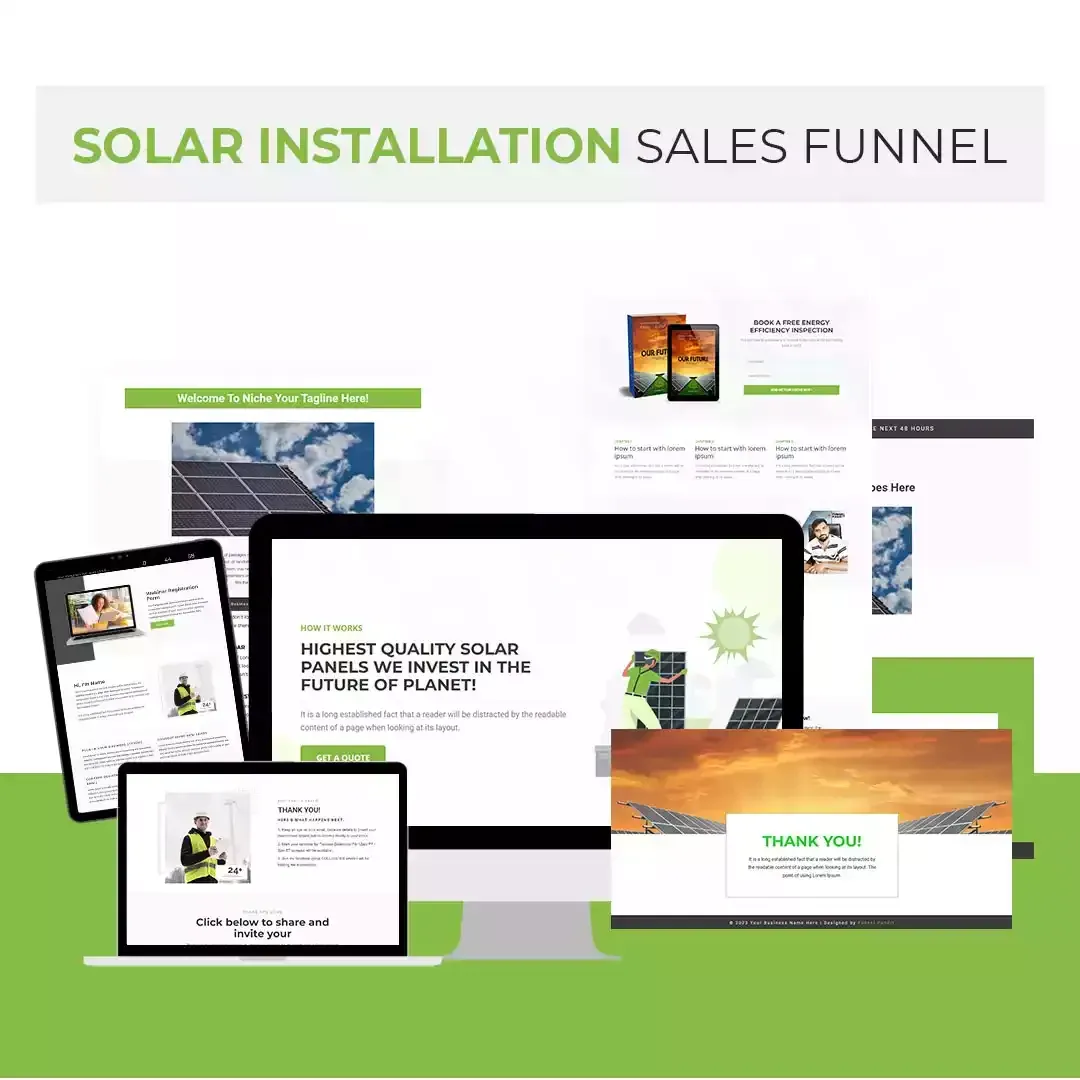 SOLAR INSTALLATION GHL Funnel Templates