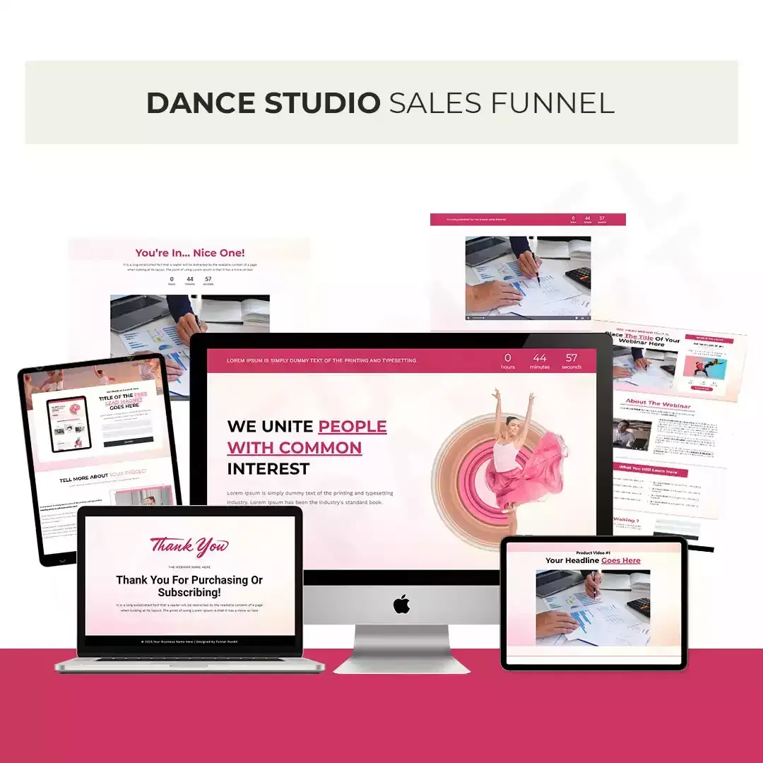 DANCE STUDIO GHL Funnel Template