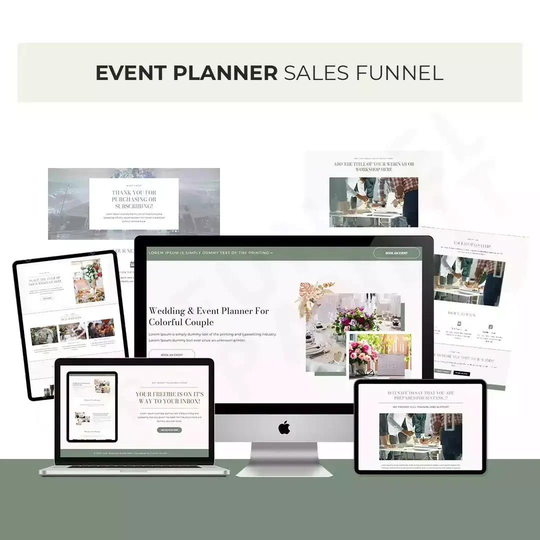 EVENT PLANNER GHL Funnel Template