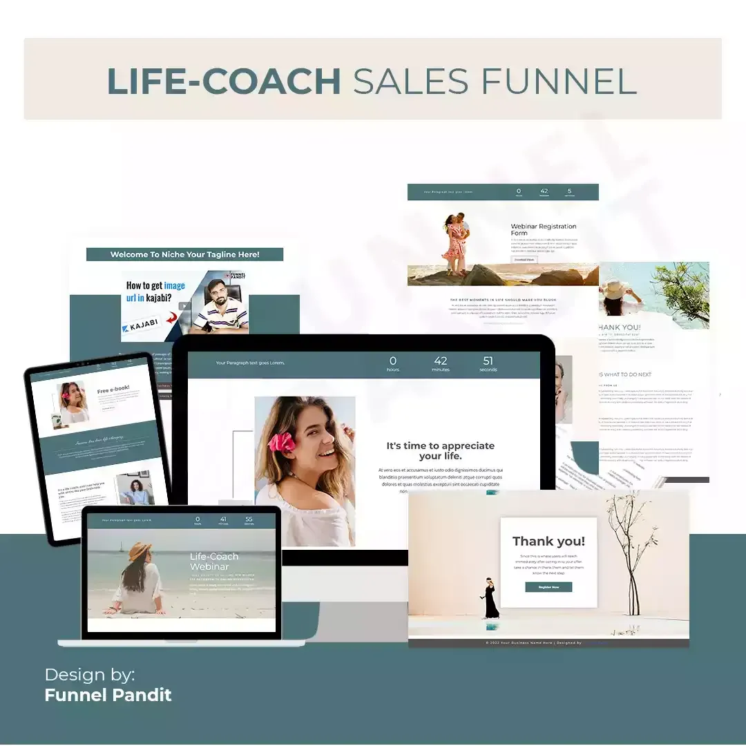 LIFE COACH GHL Funnel Templates