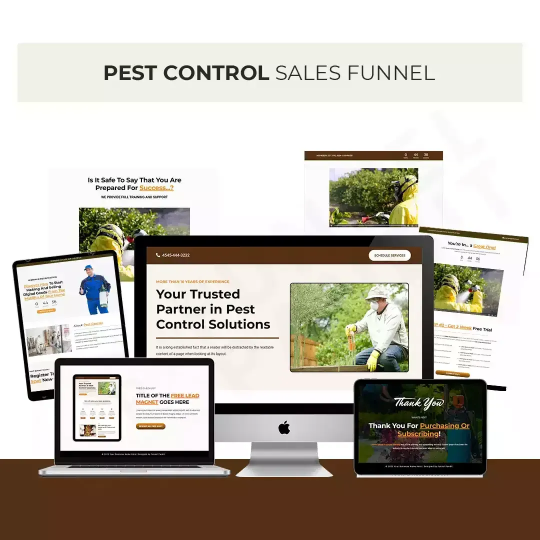 PEST CONTROL GHL Funnel Template