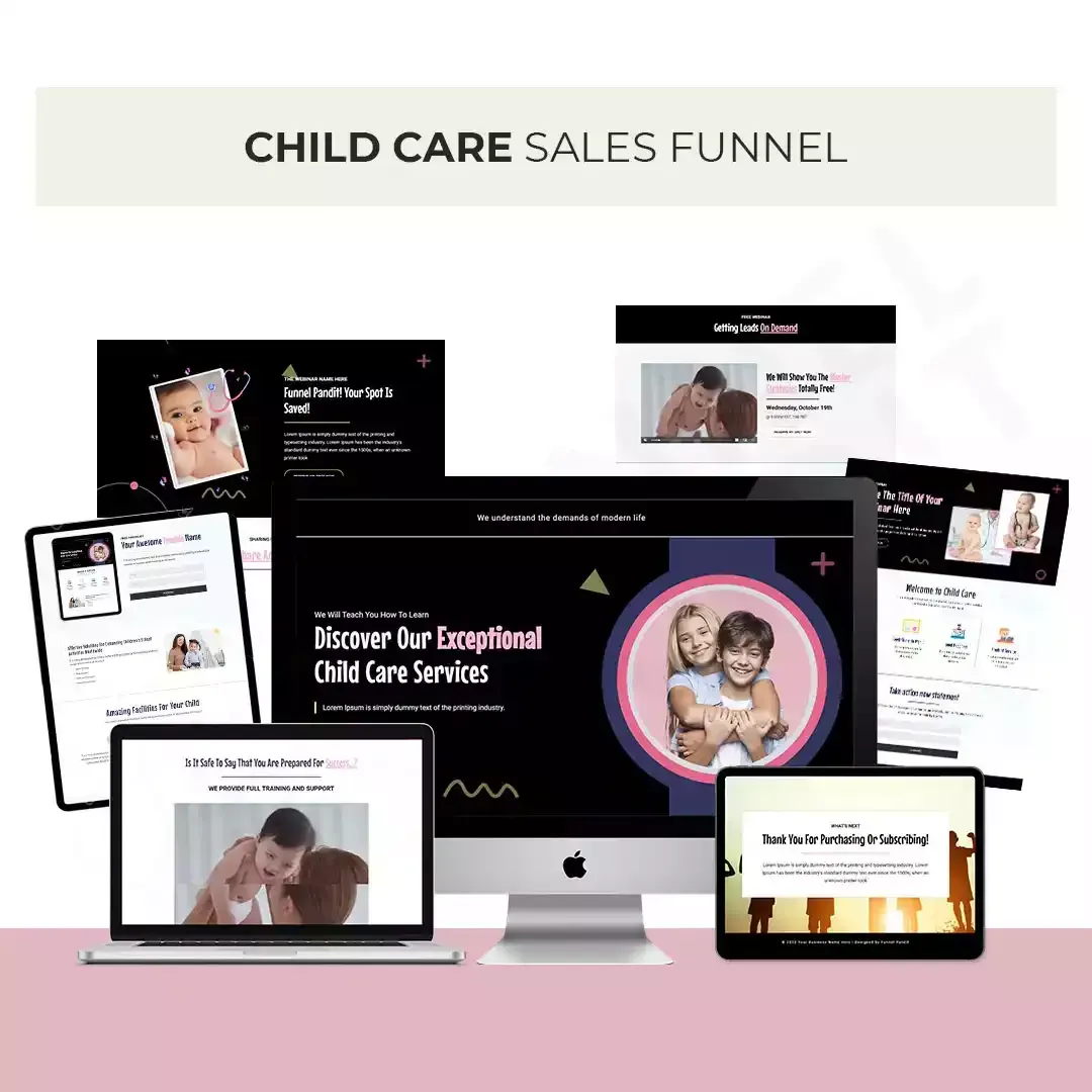 CHILD CARE GHL Funnel Template