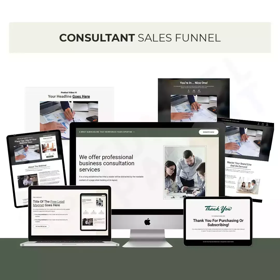 CONSULTANT GHL Funnel Template