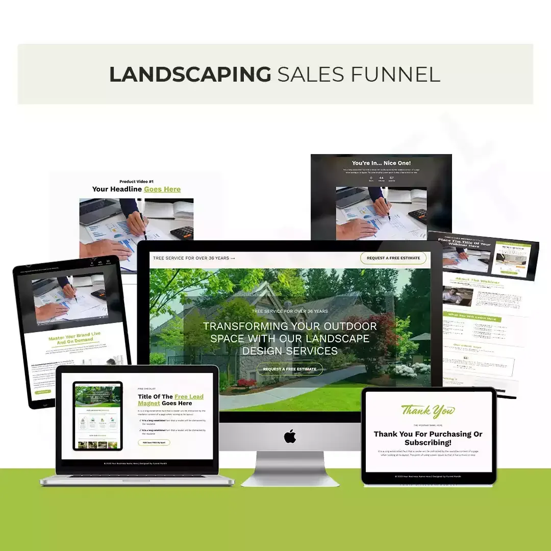 LANDSCAPING GHL Funnel Template