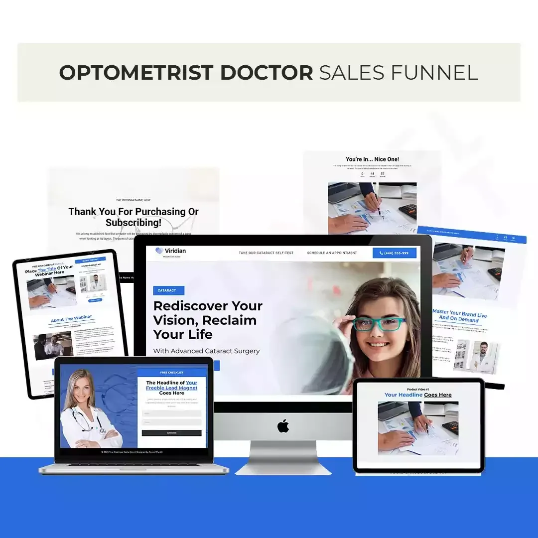 OPTOMETRIST/EYE DOCTOR GHL Funnel Template