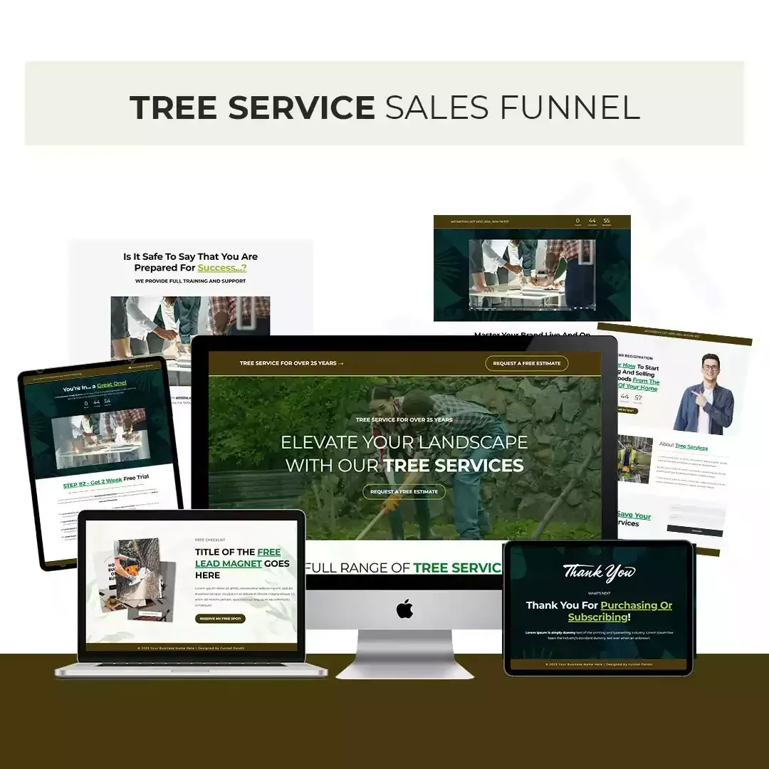 TREE SERVICE GHL Funnel Template