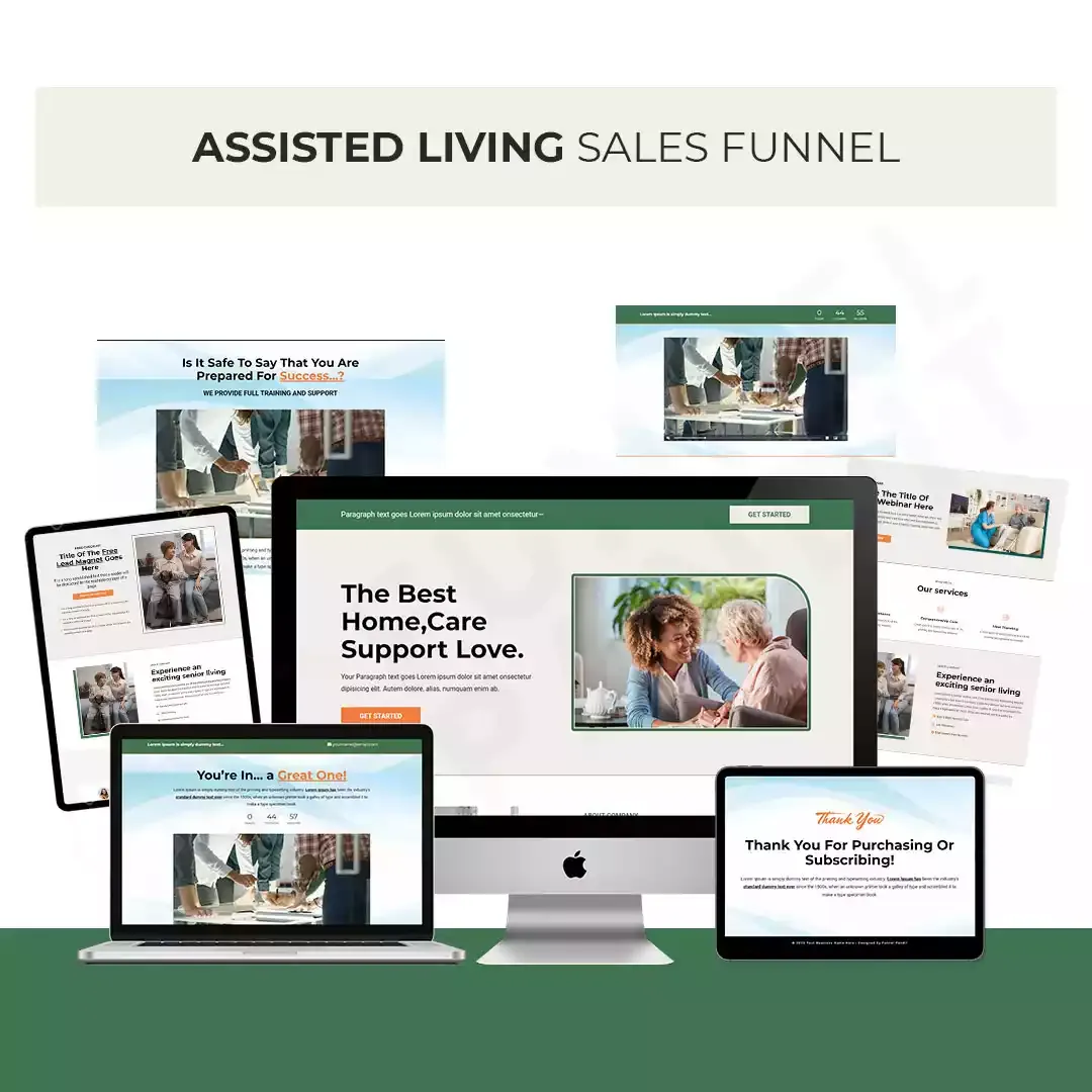 ASSISTED LIVING GHL Funnel Templates