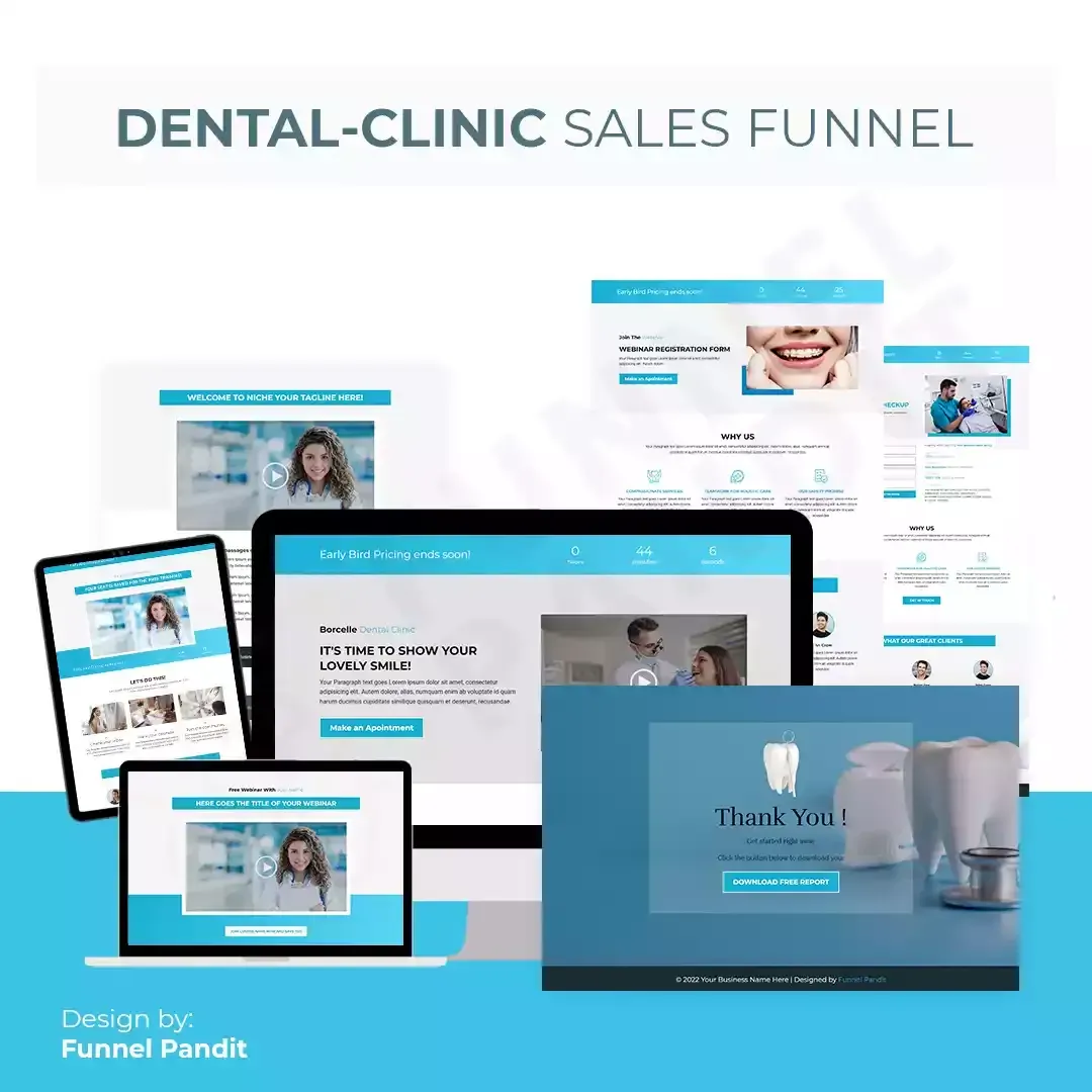 DENTAL-CLINIC GHL Funnel Templates