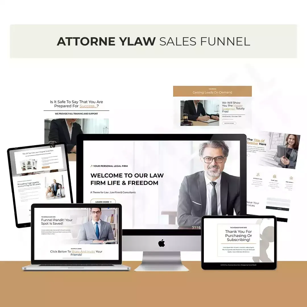 ATTORNEY/LAW FIRM GHL Funnel Template