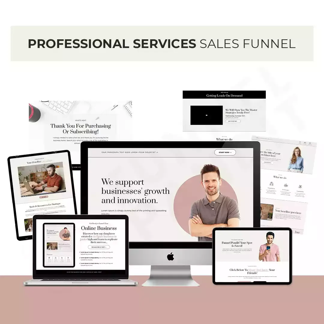 PROFESSIONAL SERVICES GHL Funnel Template