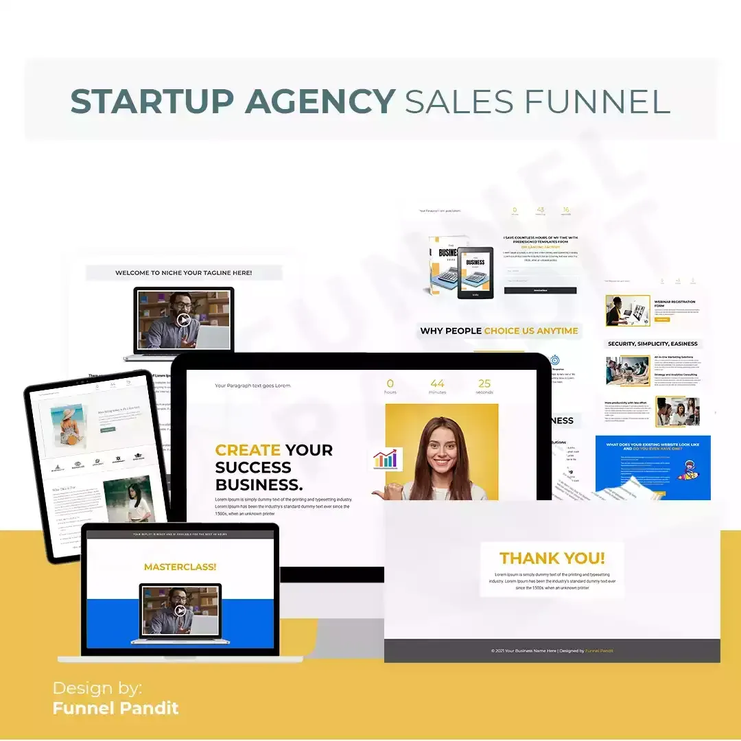 STARTUP AGENCY GHL Funnel Templates