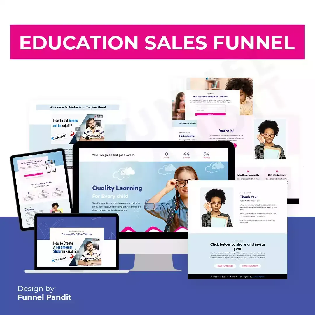 EDUCATIONGHL Funnel Templates