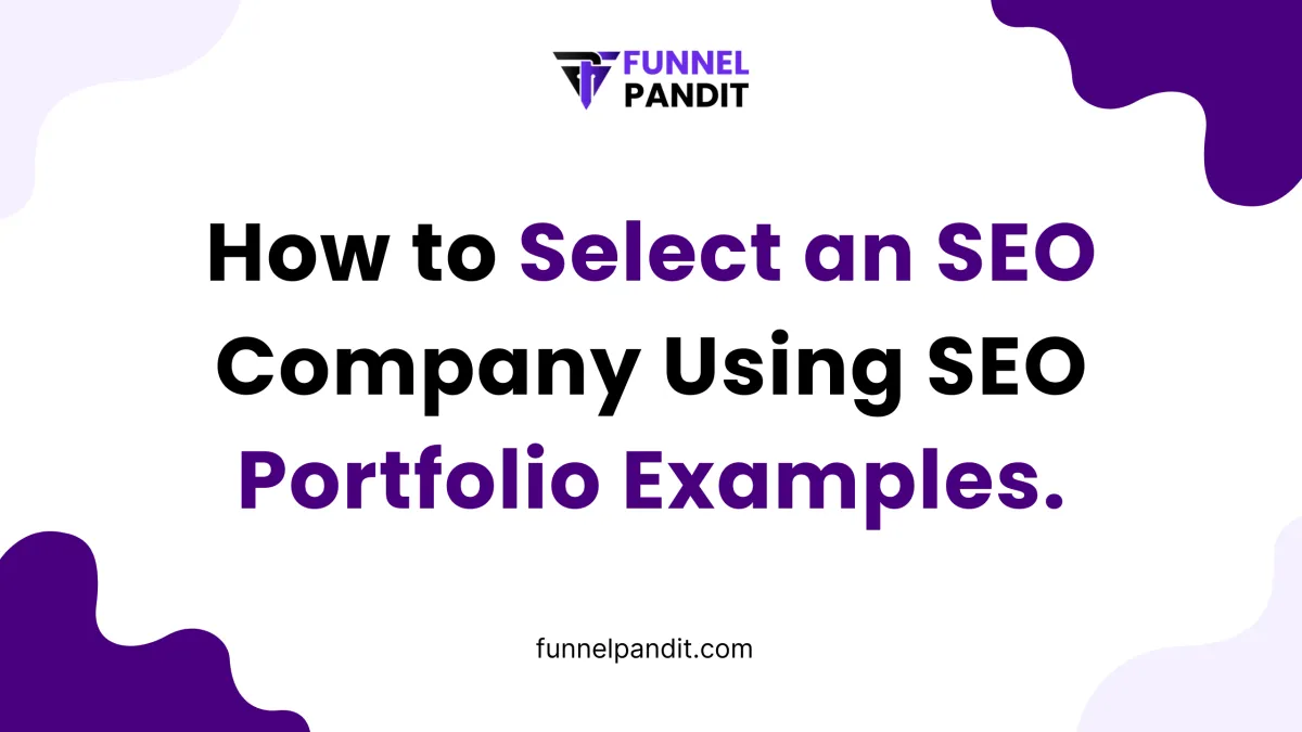 SEO Company Using SEO Portfolio Examples