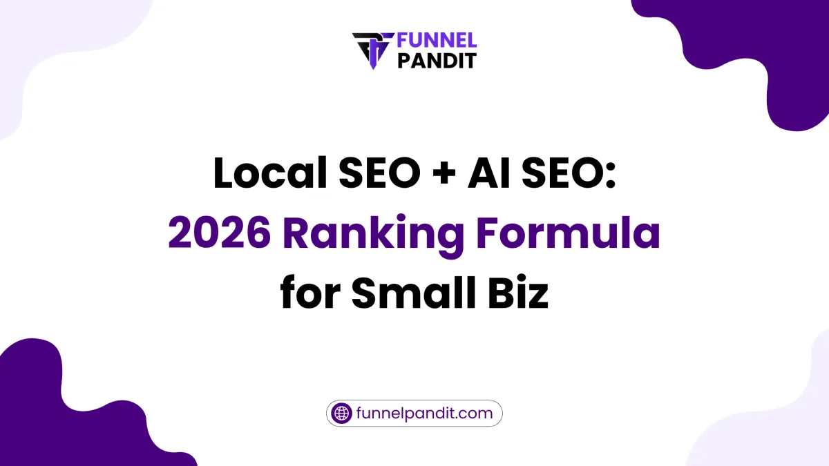 Local SEO + AI SEO: 2026 Ranking Formula for Small Biz