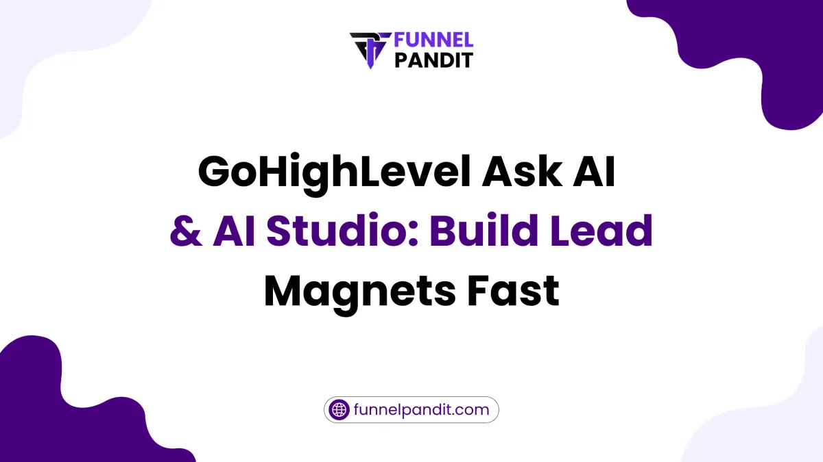 GoHighLevel Ask AI & AI Studio