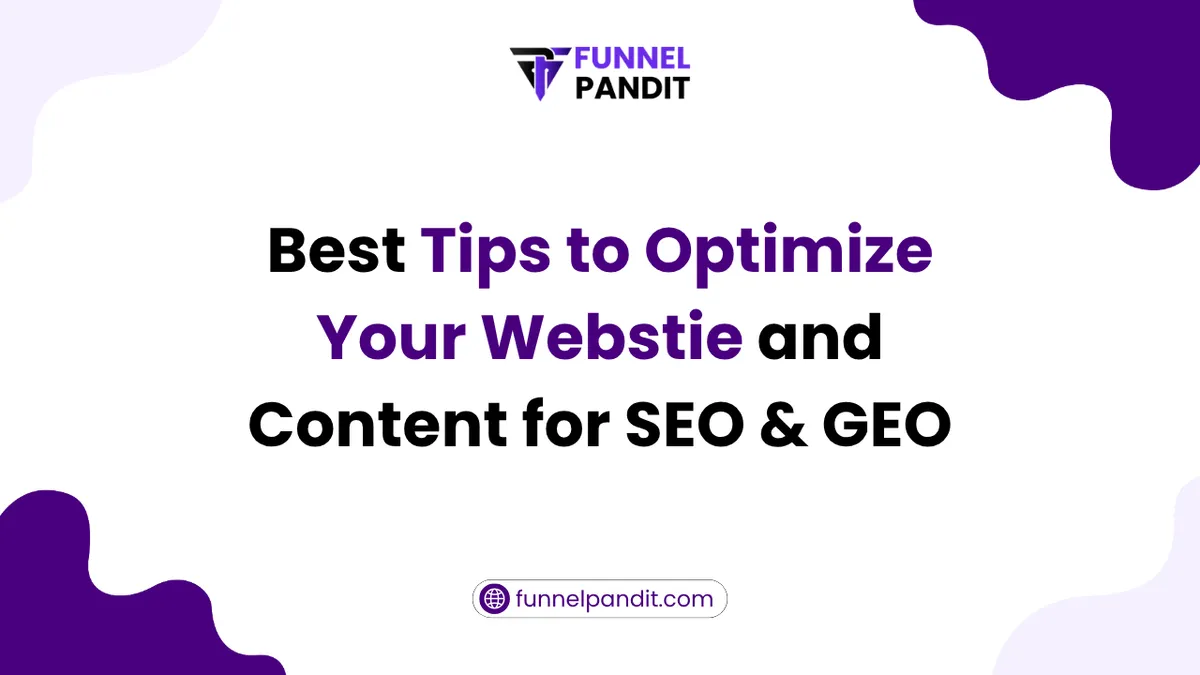 Tips to optimize your website