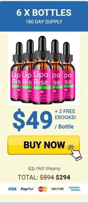 LipoRise6 bottle