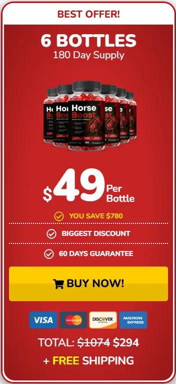 Horseboost 6 bottles