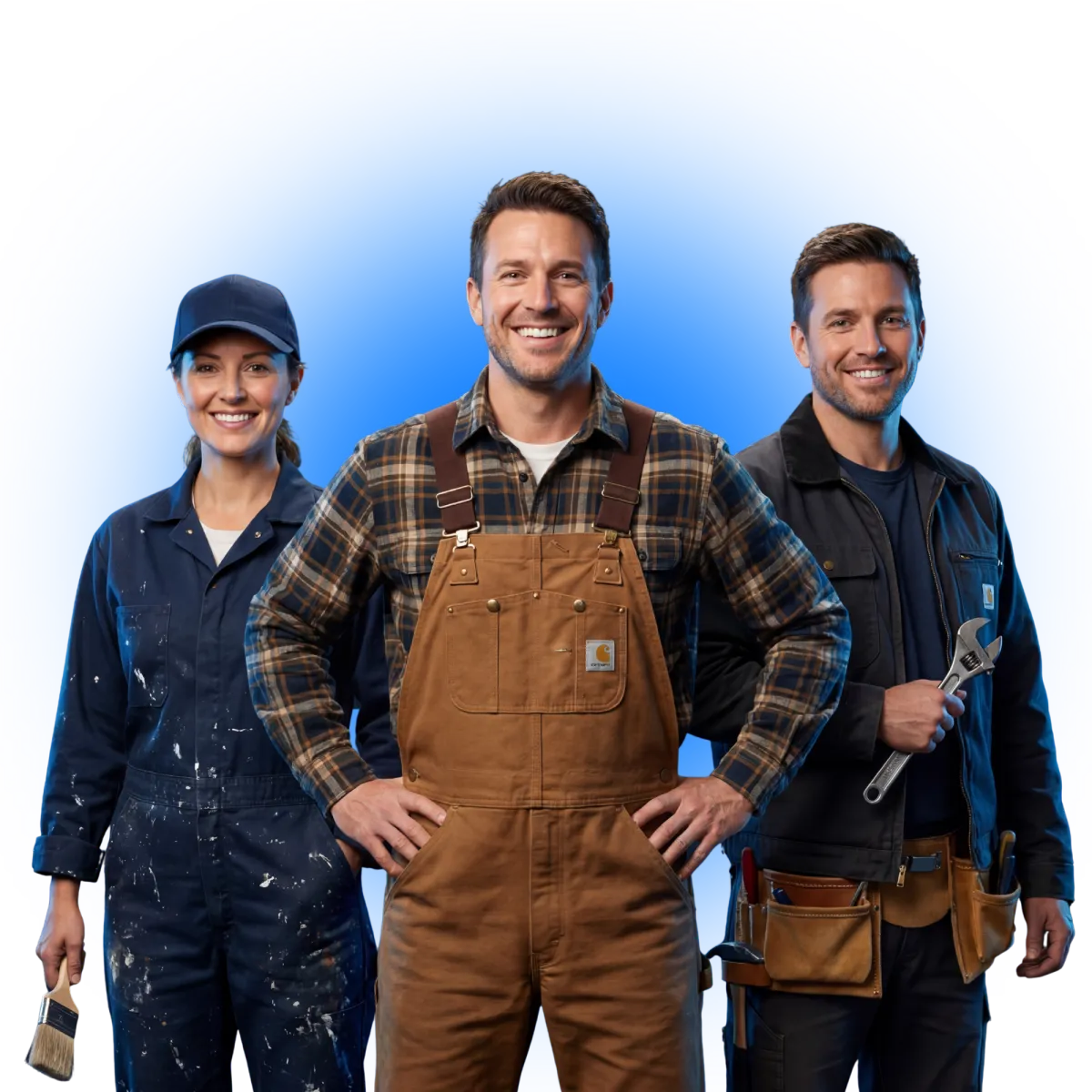 Local trades contractor using done-for-you automation system