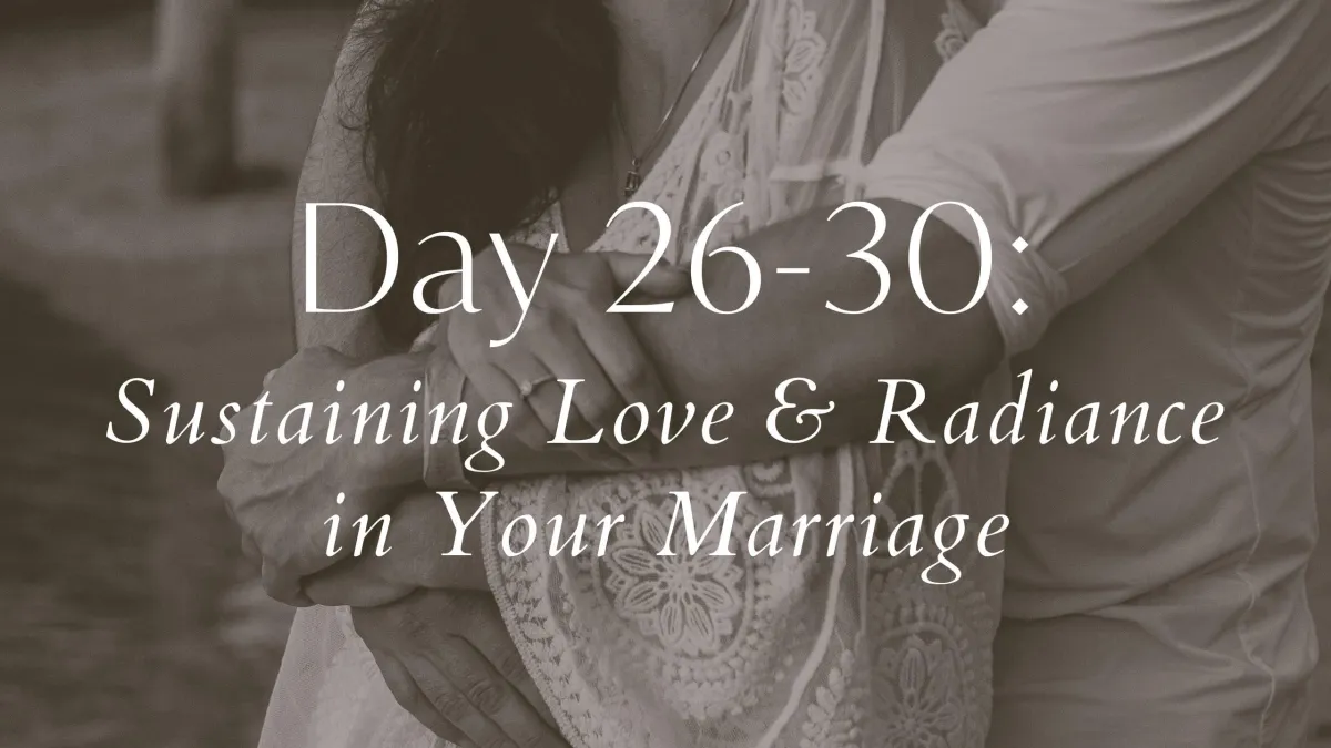 Christian marriage intimacy program