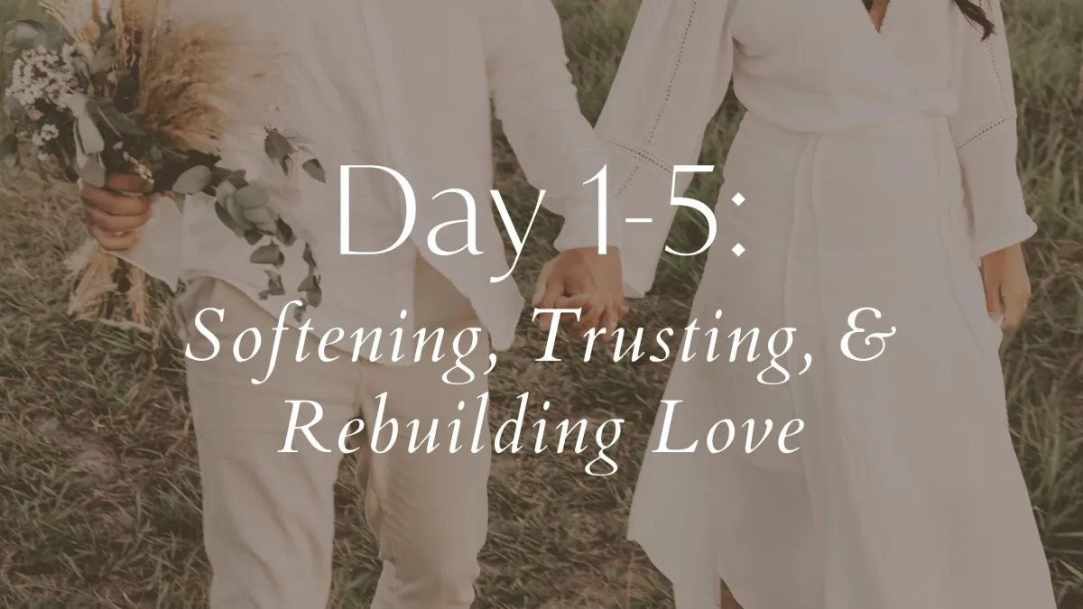 Christian course for wives to restore feminine polarity and marriage harmony