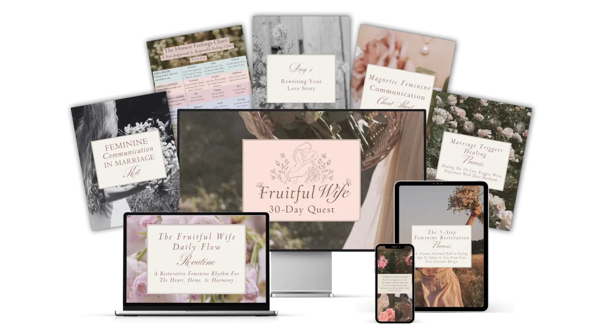 The Fruitful Wife Quest Program – A Journey to Feminine Healing in Marriage