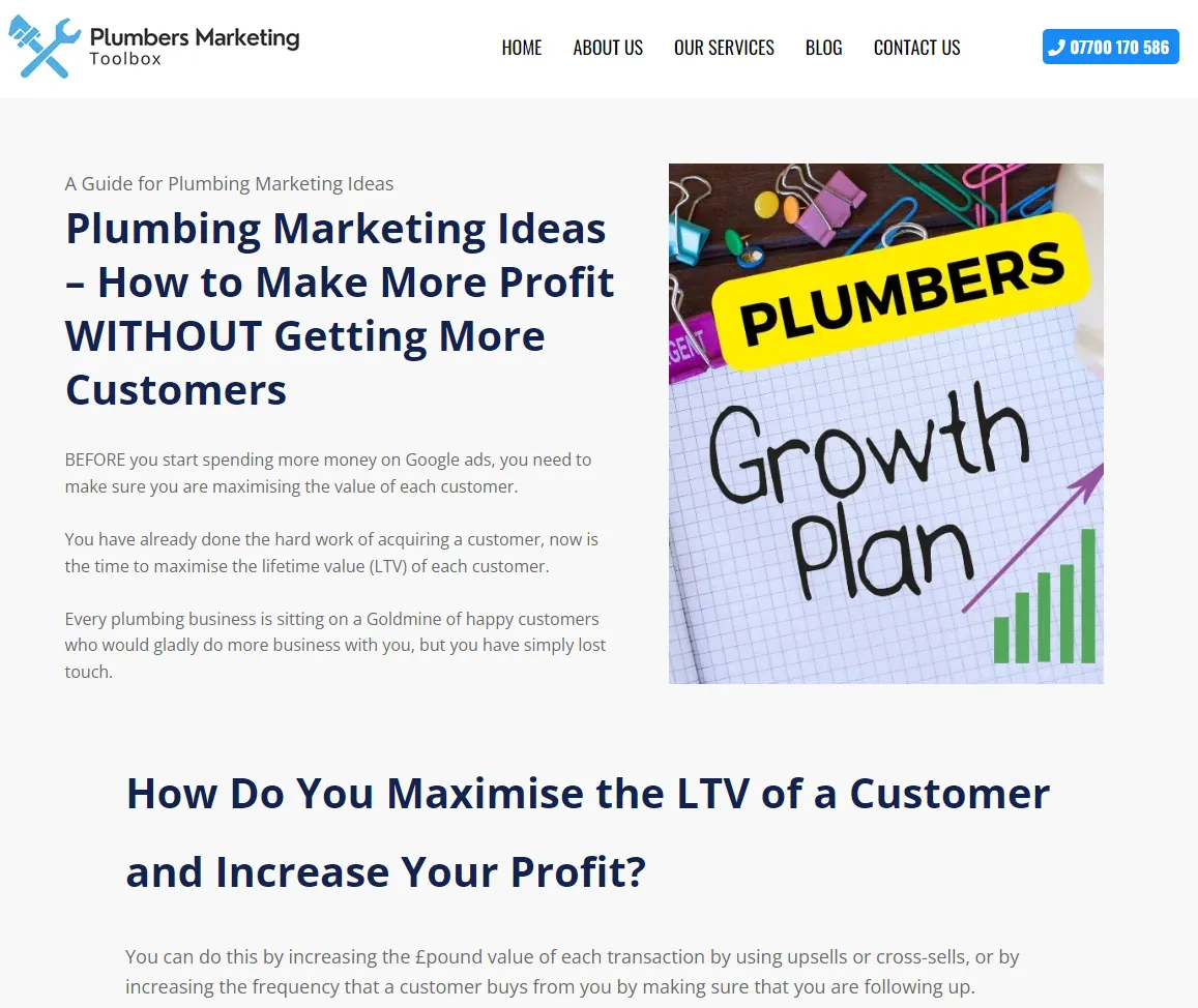 Plumbing Marketing Ideas