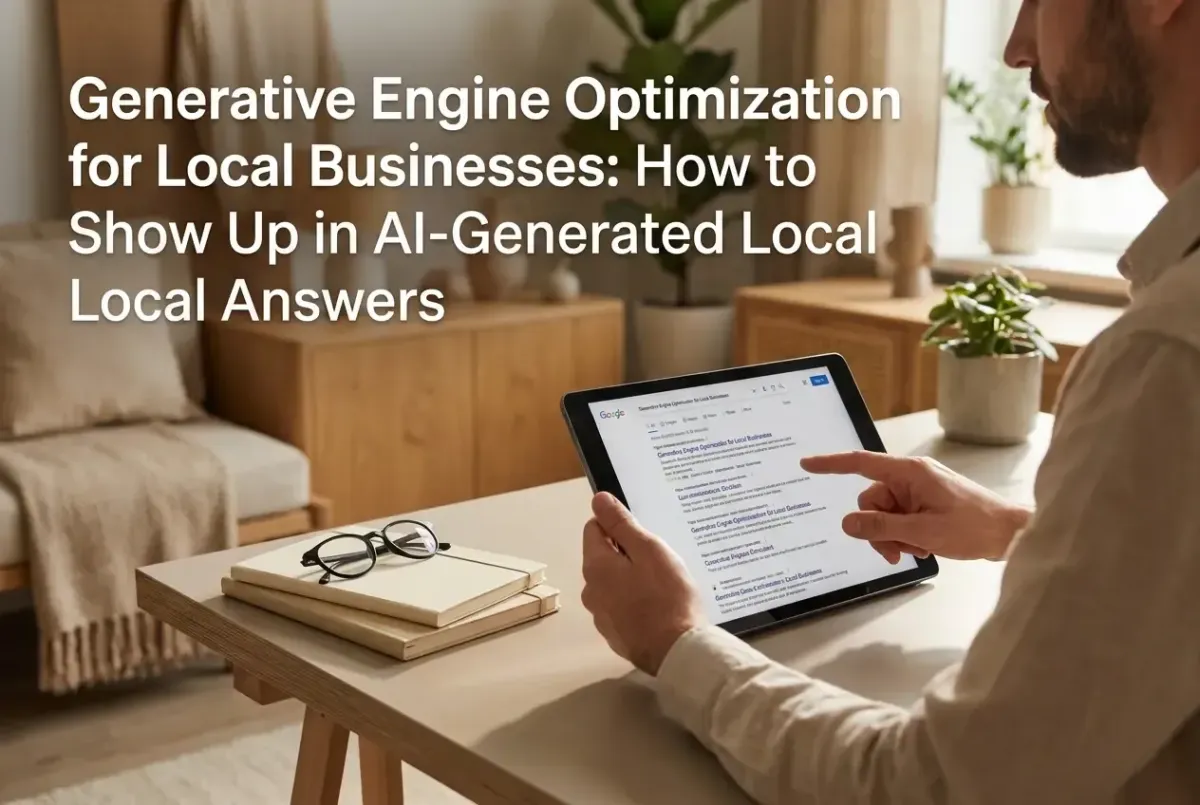 Generative Engine Optimization for Local Businesses: How to Show Up in AI-Generated Local Answers