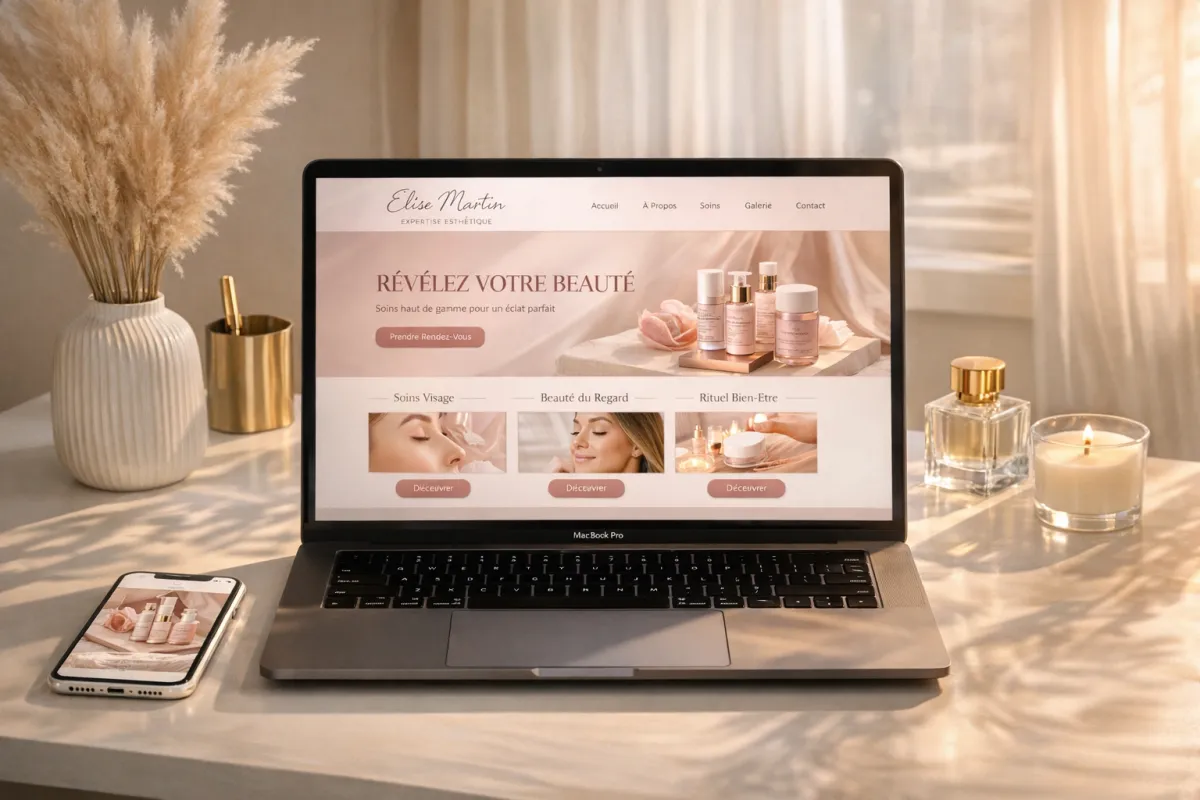 Un site complet en 8 jours pour les métiers du bien-être